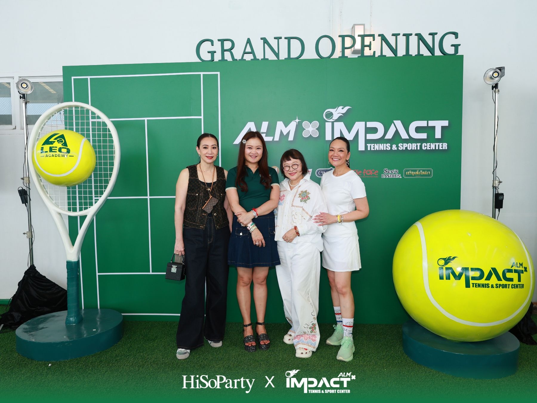 ALM x IMPACT Tennis & Sport Center จัดพิธีเปิดอย่างเป็นทางการ รวมตำนานนักเทนนิสไทยและดาวรุ่งร่วมสร้างสีสันครั้งสำคัญ