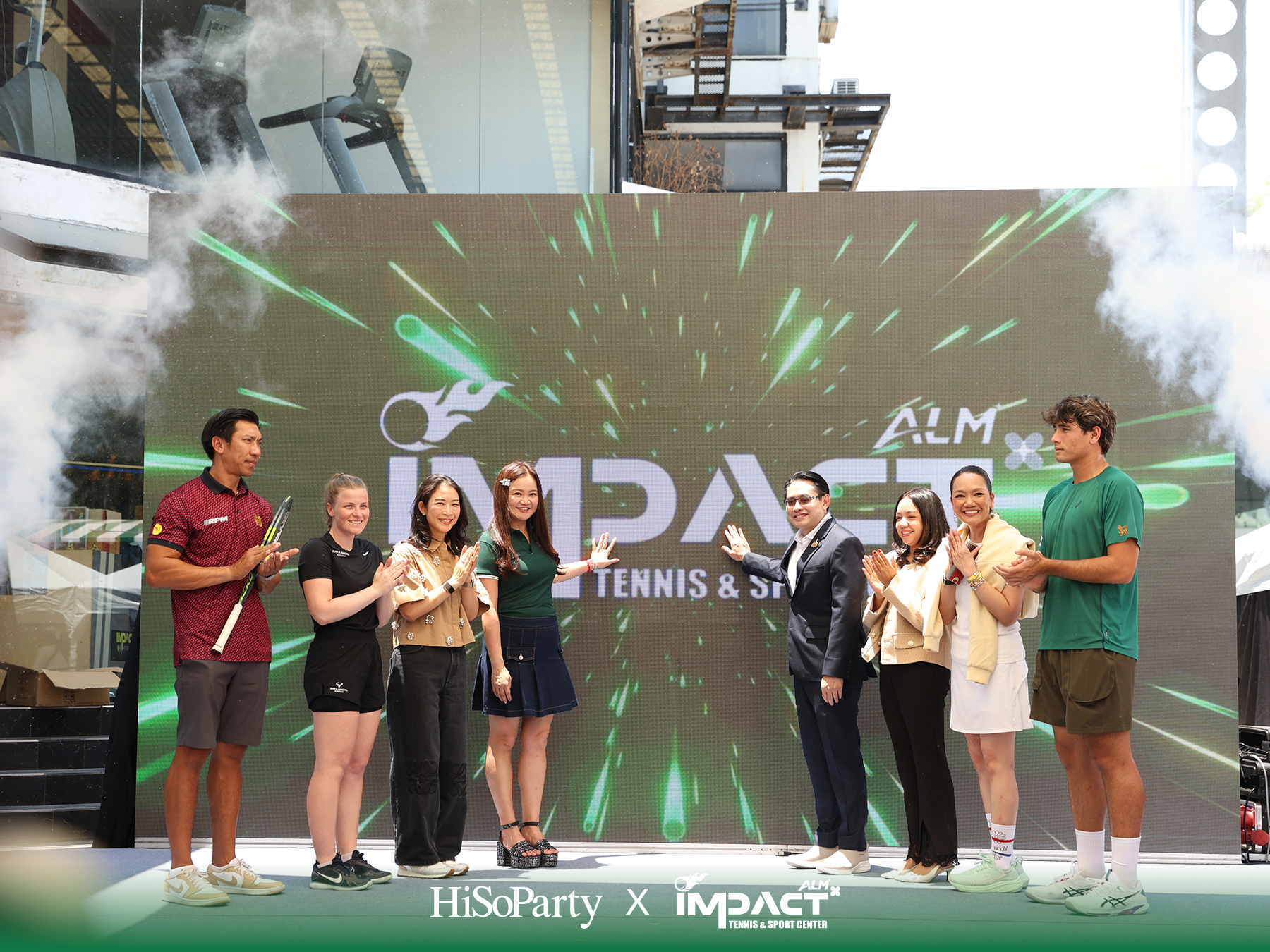 ALM x IMPACT Tennis & Sport Center จัดพิธีเปิดอย่างเป็นทางการ รวมตำนานนักเทนนิสไทยและดาวรุ่งร่วมสร้างสีสันครั้งสำคัญ