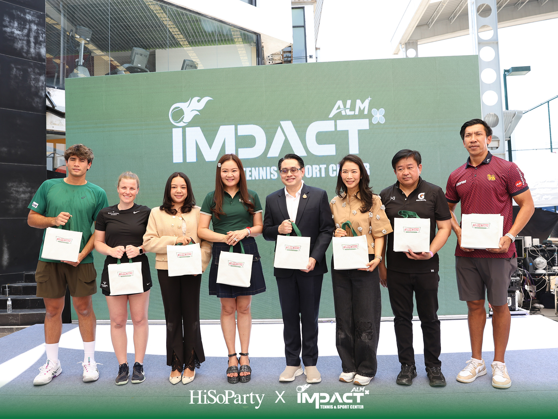 ALM x IMPACT Tennis & Sport Center จัดพิธีเปิดอย่างเป็นทางการ รวมตำนานนักเทนนิสไทยและดาวรุ่งร่วมสร้างสีสันครั้งสำคัญ