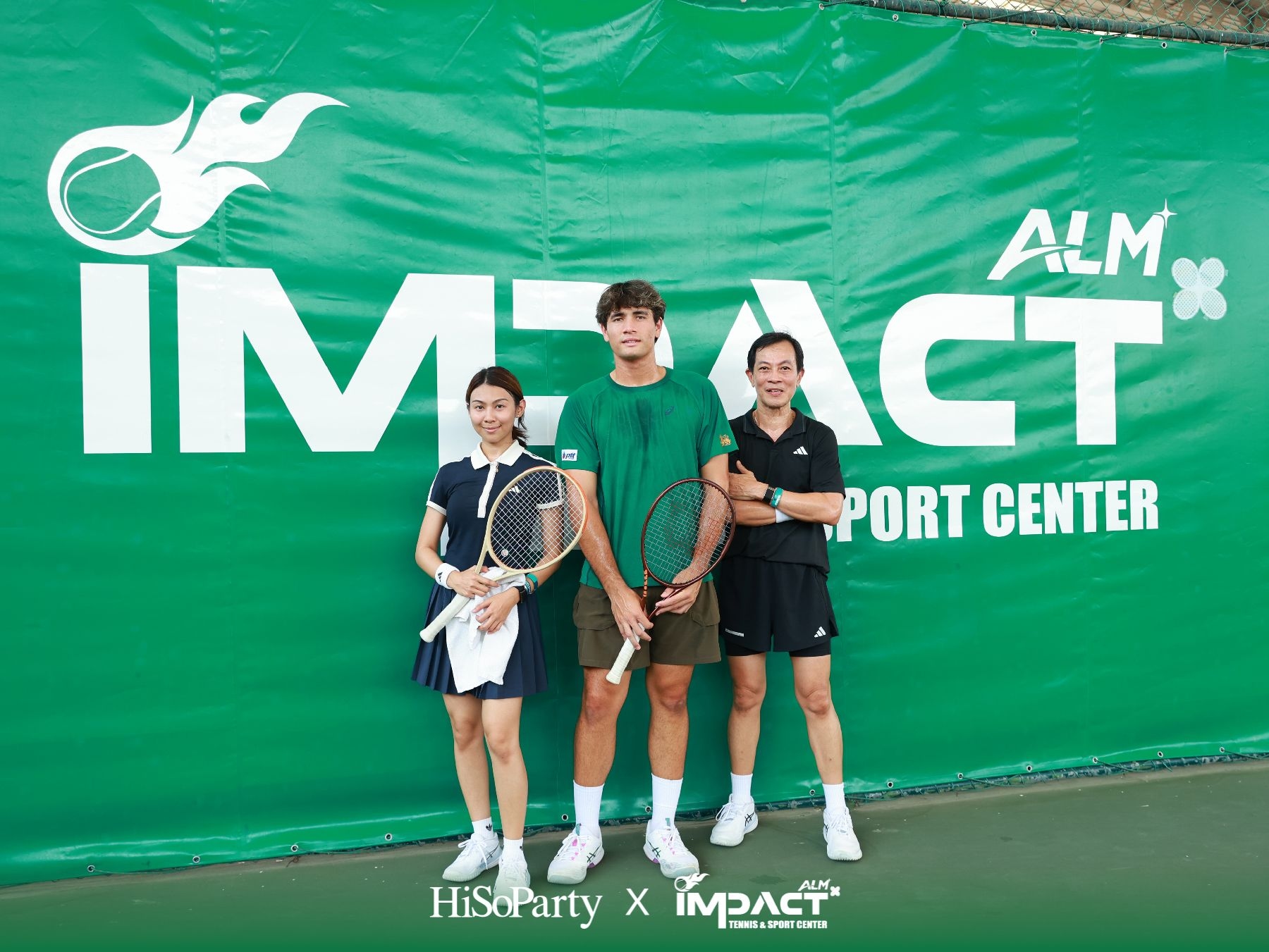 ALM x IMPACT Tennis & Sport Center จัดพิธีเปิดอย่างเป็นทางการ รวมตำนานนักเทนนิสไทยและดาวรุ่งร่วมสร้างสีสันครั้งสำคัญ