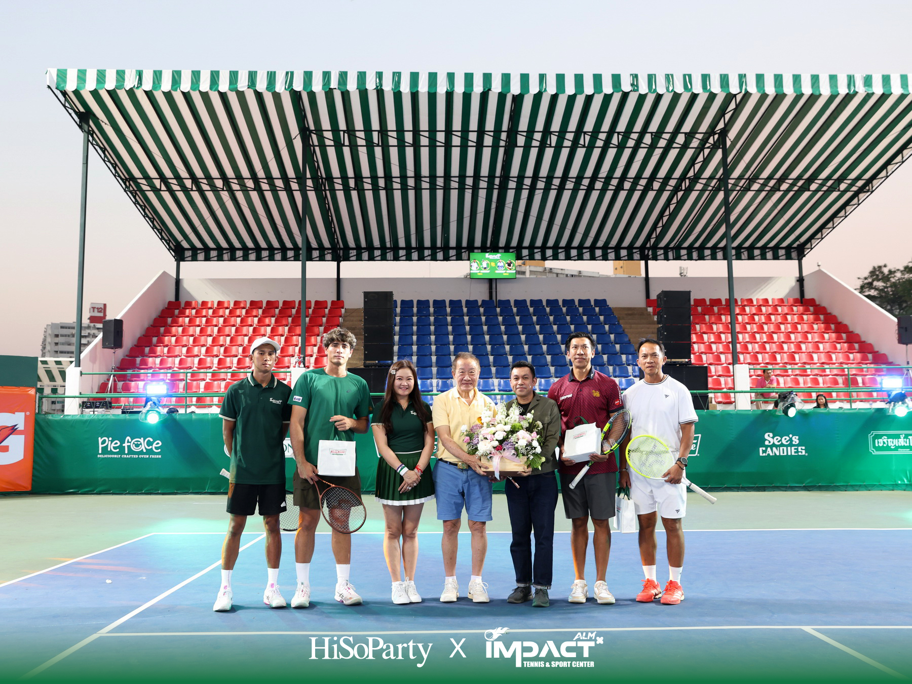 ALM x IMPACT Tennis & Sport Center จัดพิธีเปิดอย่างเป็นทางการ รวมตำนานนักเทนนิสไทยและดาวรุ่งร่วมสร้างสีสันครั้งสำคัญ