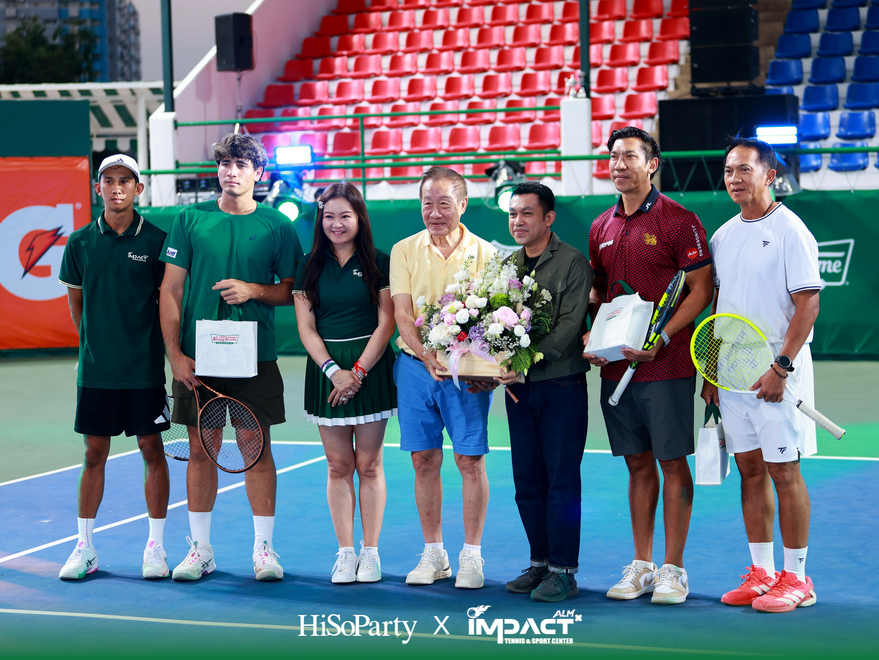 ALM x IMPACT Tennis & Sport Center จัดพิธีเปิดอย่างเป็นทางการ รวมตำนานนักเทนนิสไทยและดาวรุ่งร่วมสร้างสีสันครั้งสำคัญ