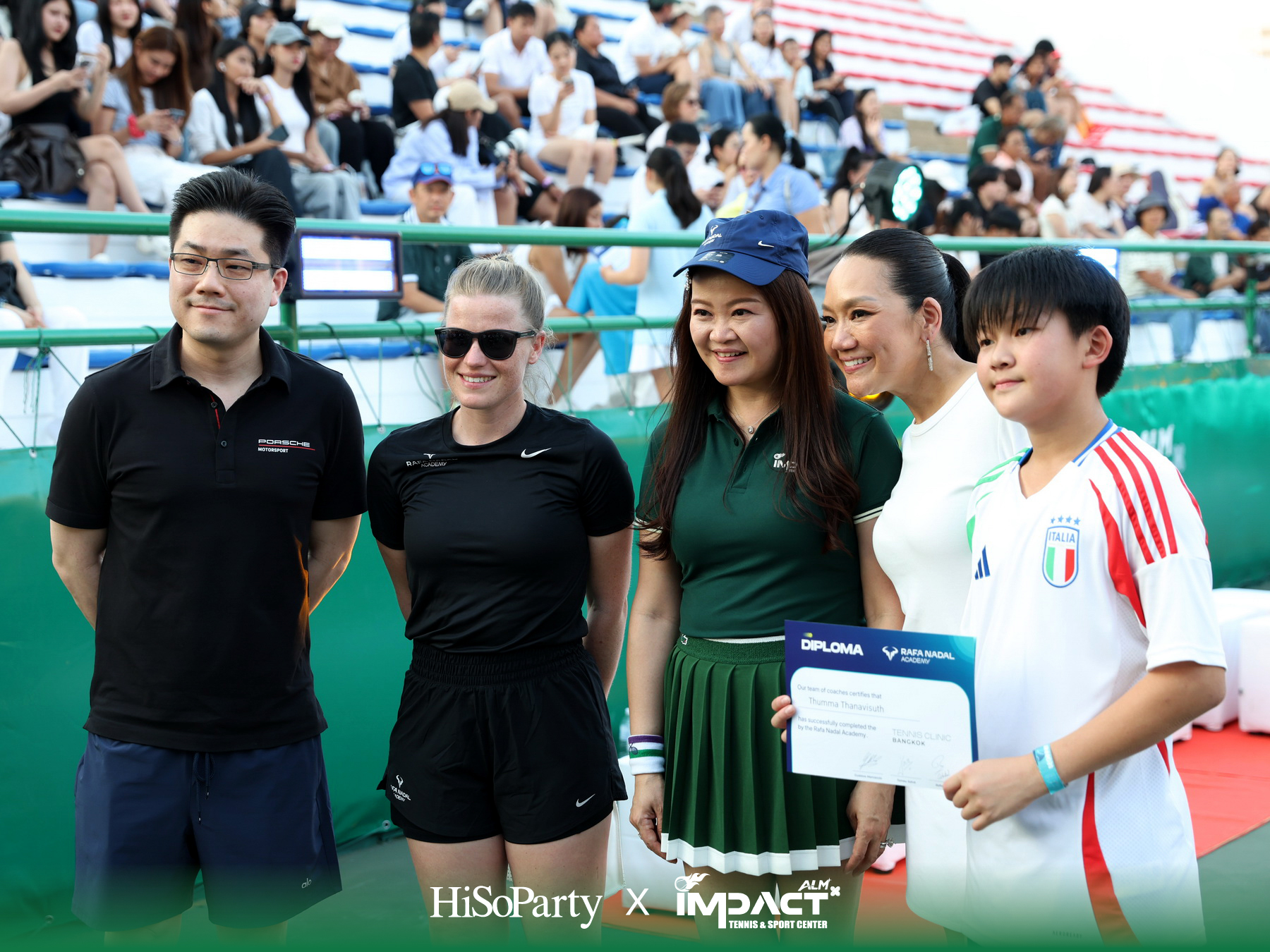 ALM x IMPACT Tennis & Sport Center จัดพิธีเปิดอย่างเป็นทางการ รวมตำนานนักเทนนิสไทยและดาวรุ่งร่วมสร้างสีสันครั้งสำคัญ