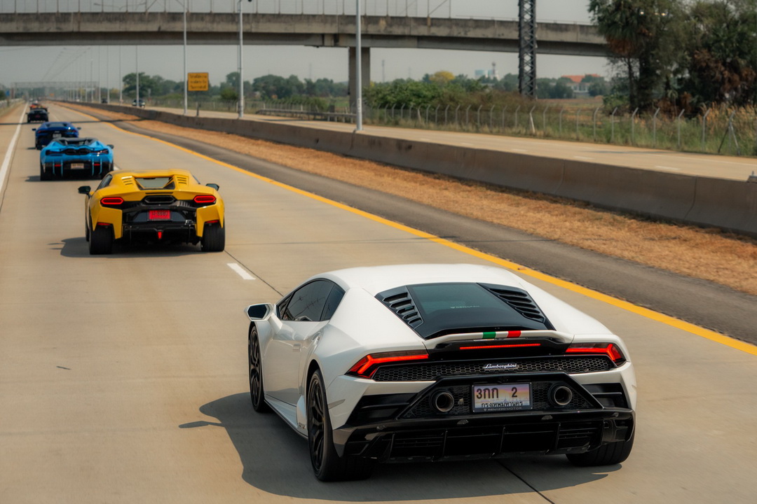 Lamborghini Club Thailand Bull Run at Ayutthaya เติมเต็มประสบการณ์ขับขี่คู่เสน่ห์กรุงเก่าในทริปแรกแห่งปี