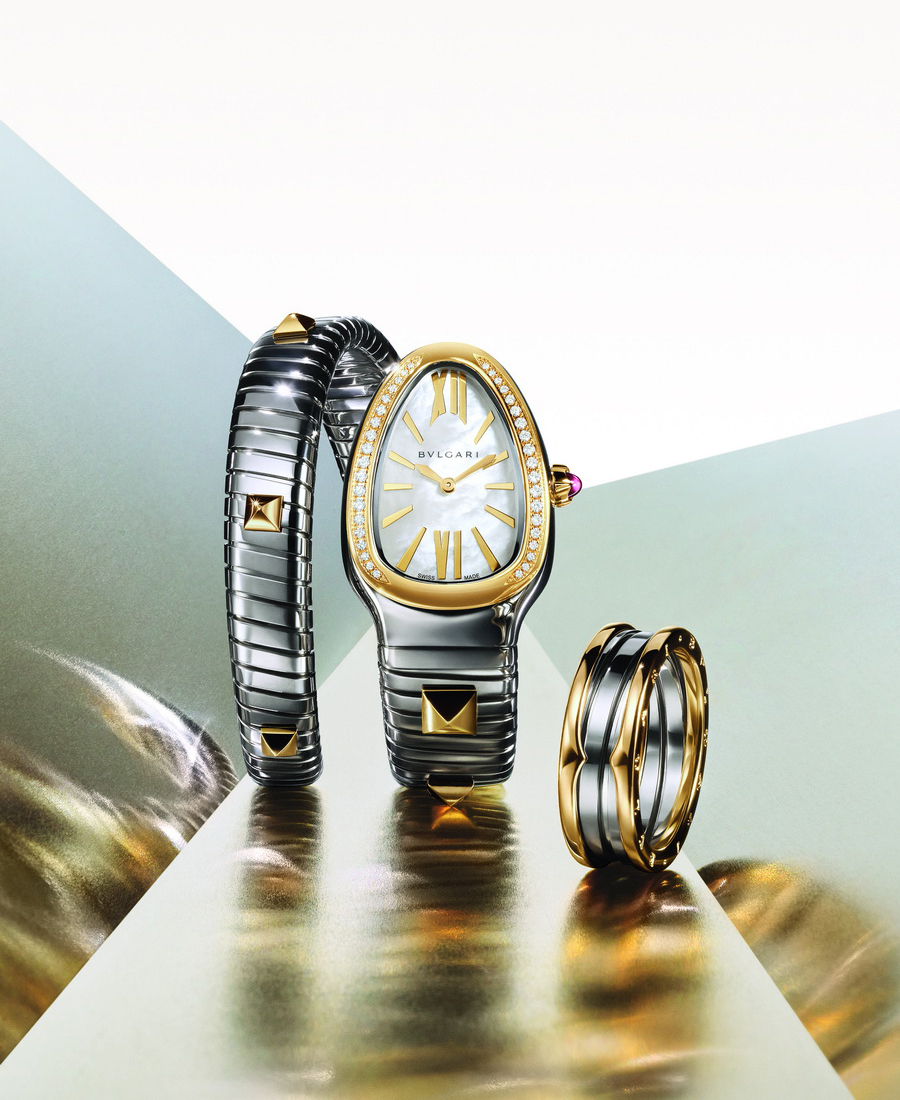 Bvlgari ถ่ายทอดมิติใหม่ของ ‘Gold & Steel’ ผ่านสองไอคอนแห่งเมซง