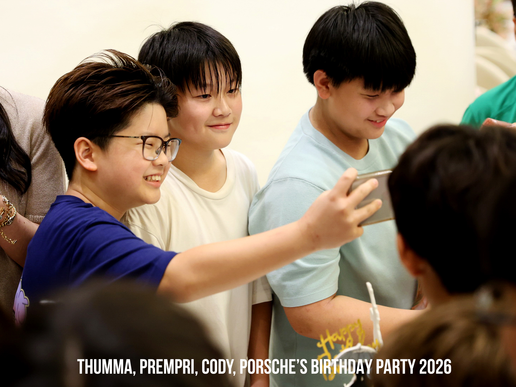Thumma, Prempri, Cody, Porsche’s BIRTHDAY PARTY 2026