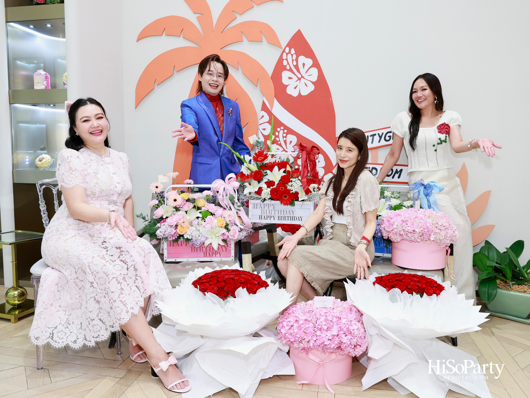 Beauty Gems จัด Sit-Down Lunch ร่วมเฉลิมฉลองเดือนแห่งวันเกิดของ คุณหญิง - ปรียามล, คุณบิ๋ง - นันทมาลี และคุณแนน – รัชชตะ