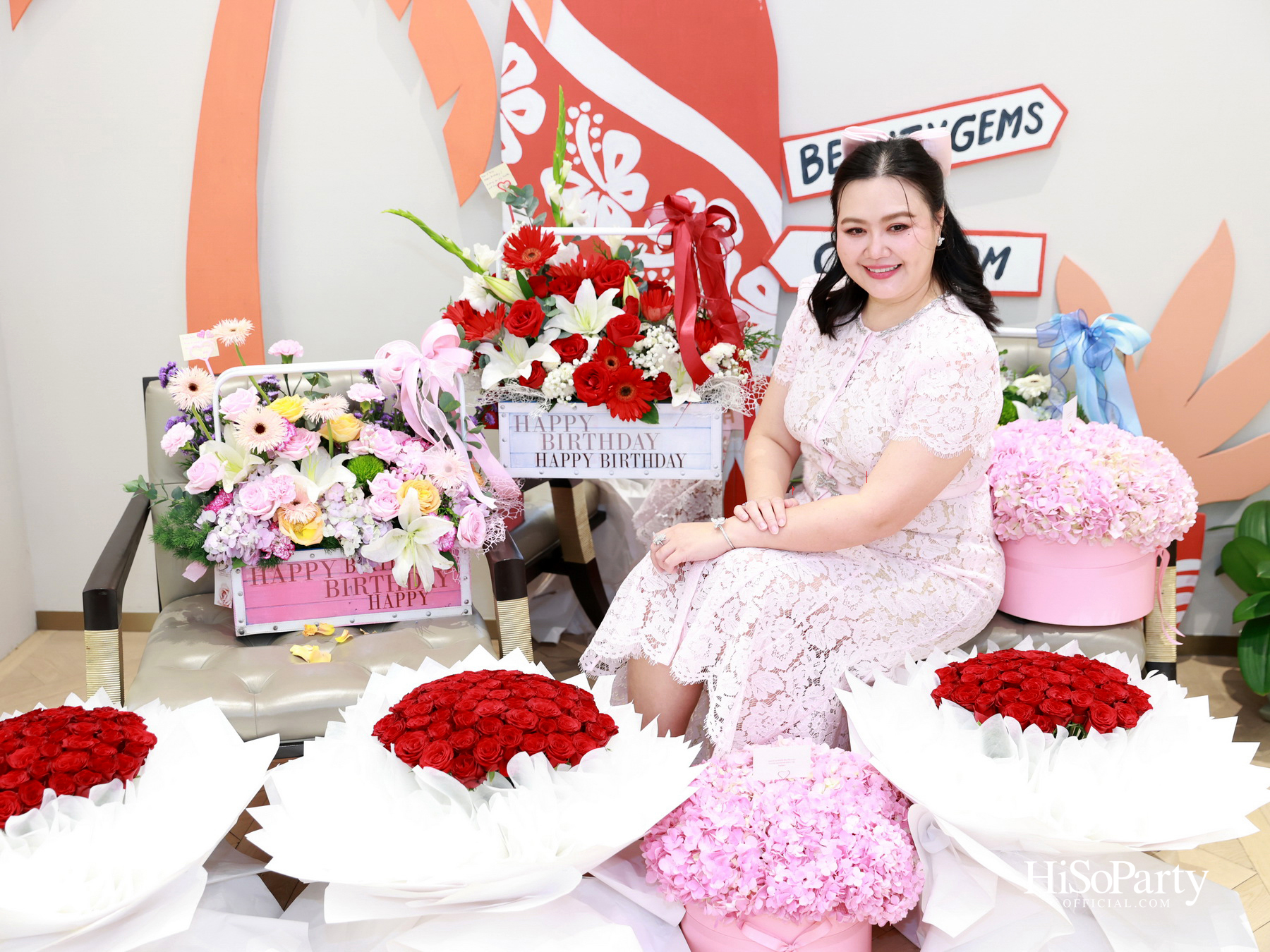 Beauty Gems จัด Sit-Down Lunch ร่วมเฉลิมฉลองเดือนแห่งวันเกิดของ คุณหญิง - ปรียามล, คุณบิ๋ง - นันทมาลี และคุณแนน – รัชชตะ