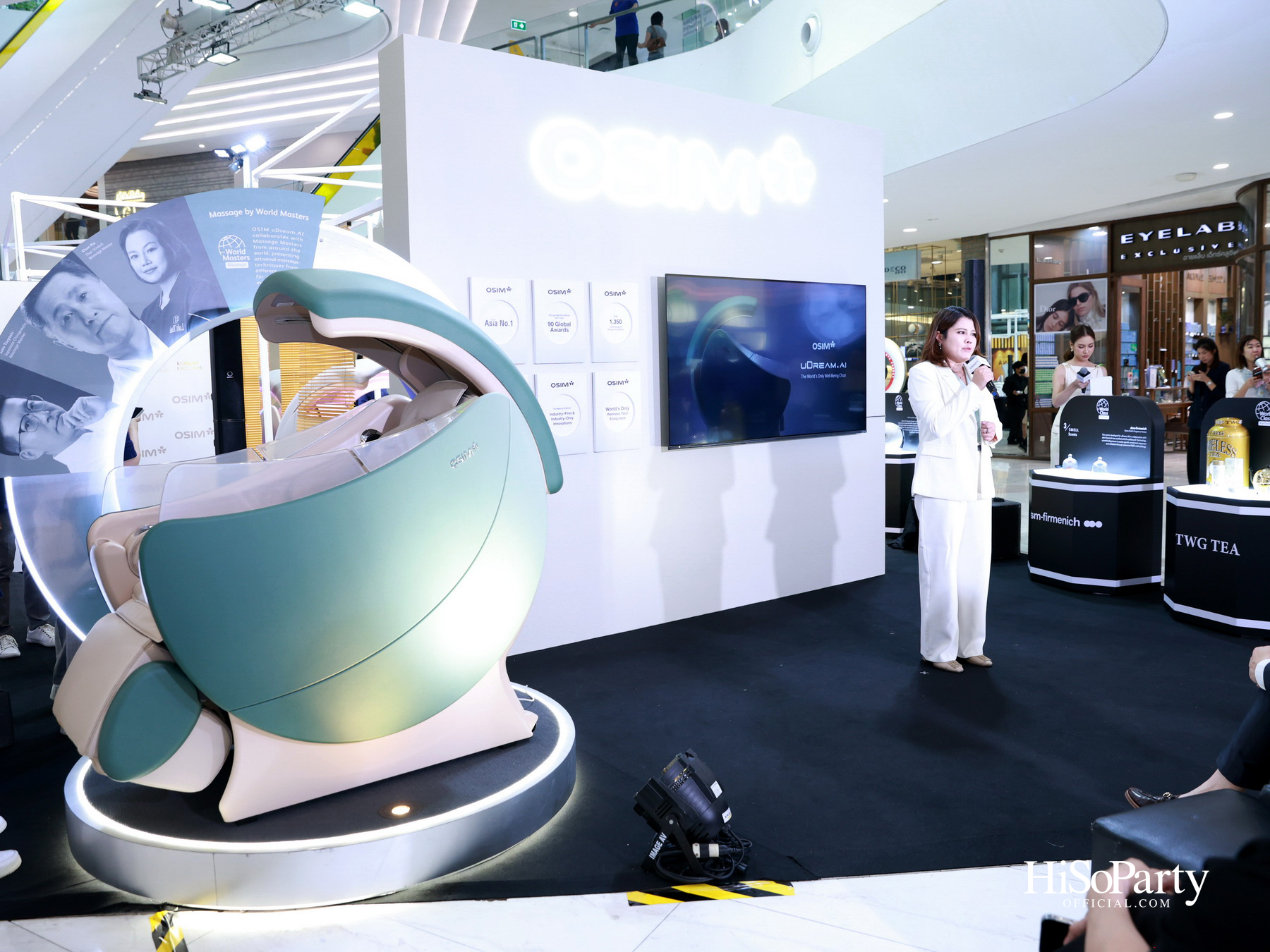 OSIM เปิดตัว ‘uDream.AI’ Flagship AI Well-being Chair พร้อมเนรมิต ‘The Realm of Wellness’ ณ ดิ เอ็มควอเทียร์