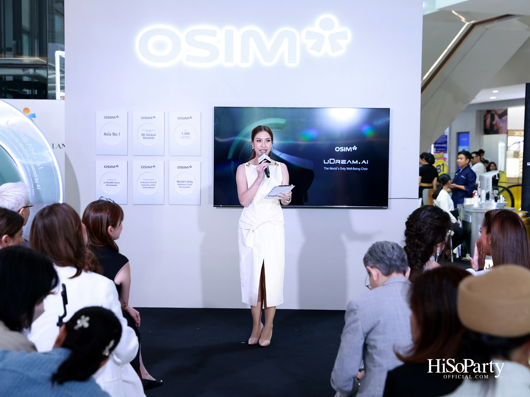 OSIM เปิดตัว ‘uDream.AI’ Flagship AI Well-being Chair พร้อมเนรมิต ‘The Realm of Wellness’ ณ ดิ เอ็มควอเทียร์
