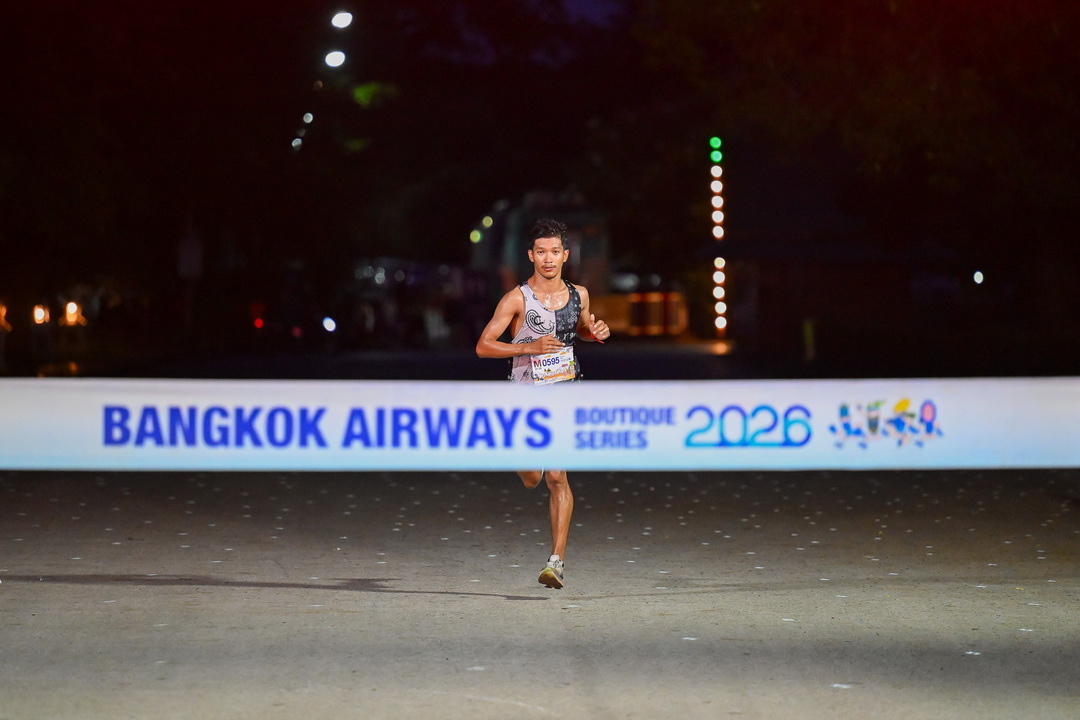 นักวิ่งกว่า 2,000 คน ร่วมพิชิตเส้นชัยเมืองมรดกโลกใน ‘บางกอกแอร์เวย์ส สุโขทัย ฮาล์ฟ มาราธอน 2026’