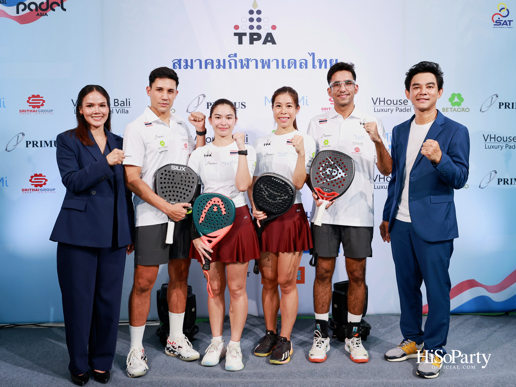 สมาคมกีฬาพาเดลไทยเปิดตัวอย่างเป็นทางการ พร้อมส่ง 4 นักกีฬาทีมชาติไทยลุยศึกเอเชียนเกมส์ครั้งแรก