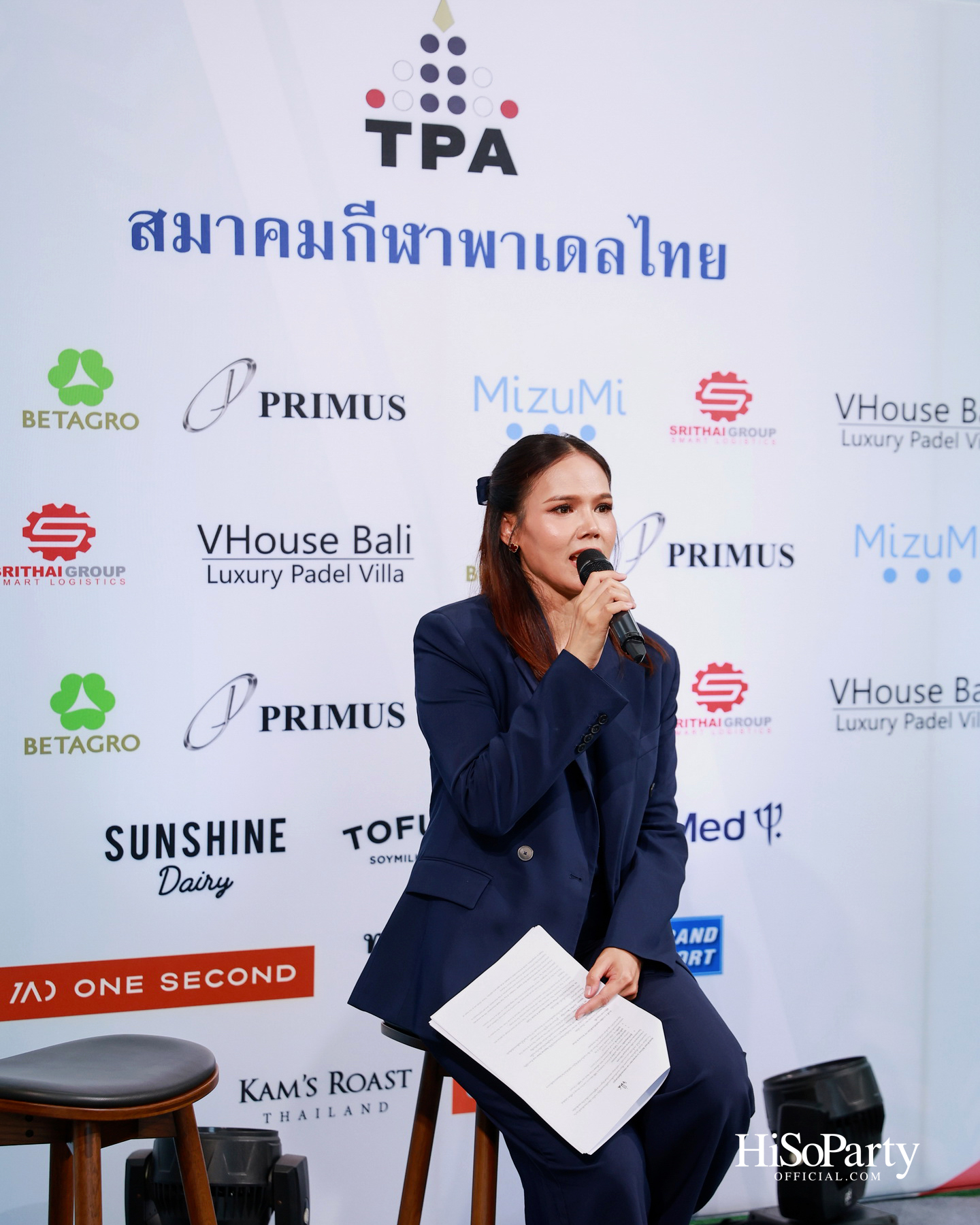 สมาคมกีฬาพาเดลไทยเปิดตัวอย่างเป็นทางการ พร้อมส่ง 4 นักกีฬาทีมชาติไทยลุยศึกเอเชียนเกมส์ครั้งแรก
